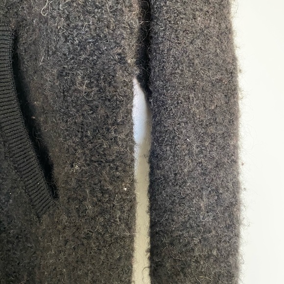 Babaton Italian Alpaca Boucle Bomber, Size Small - Picture 5 of 6